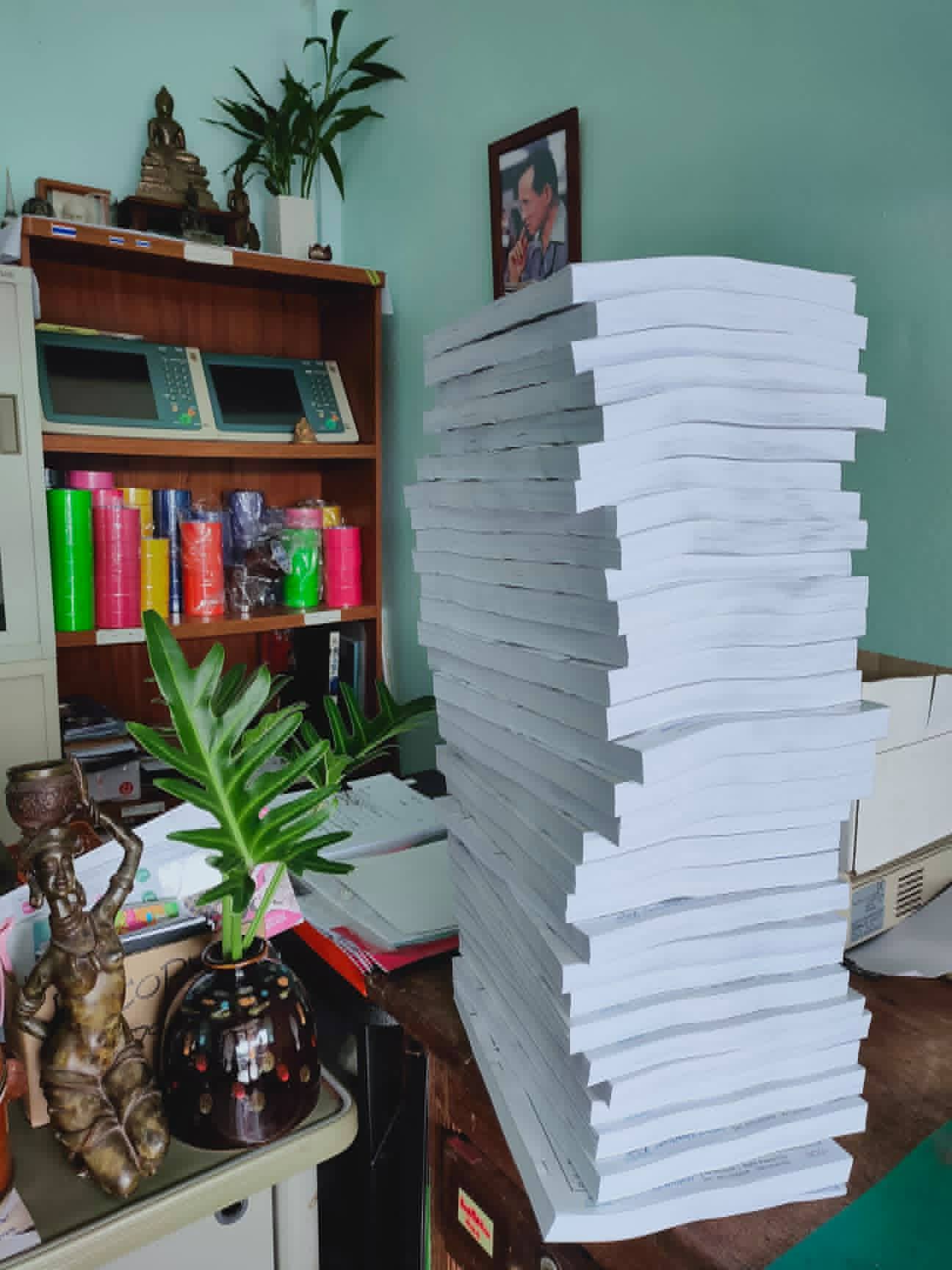 ตัวอย่างงานพิมพ์และเข้าเล่ม ร้านถ่ายเอกสารลานสกา 2